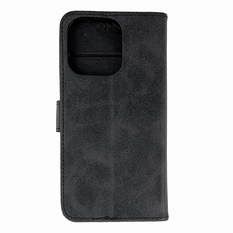 Odinis knygos dėklas, skirtas iPhone 16 Pro Max – juodas