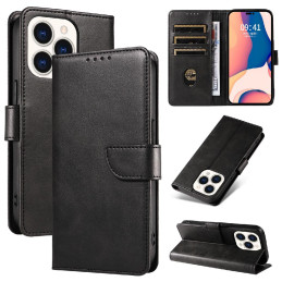 Odinis knygos dėklas, skirtas iPhone 16 Pro Max – juodas