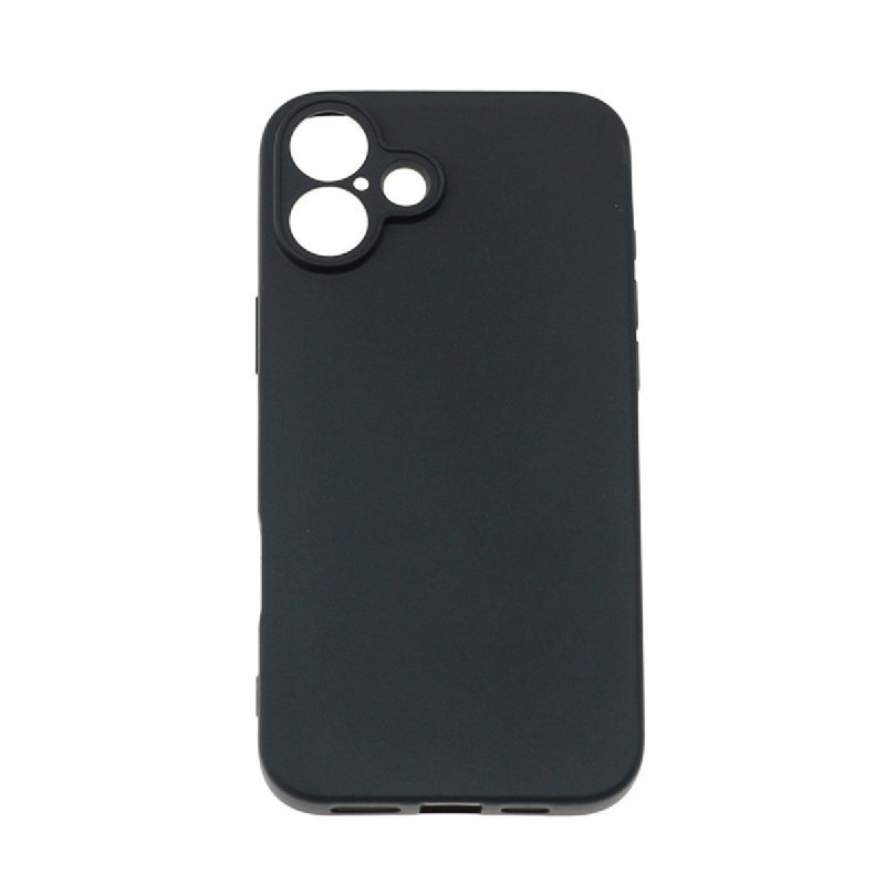Minkštas dėklas iPhone 16 - juodas
