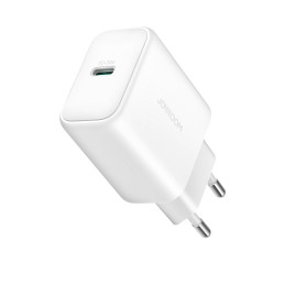 Joyroom JR-TCF24 USB-C PD 30W QC SFC tinklo įkroviklis - baltas + 1m USB-C laidas