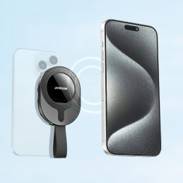 Joyroom JR-ZS393-S magnetinis laikiklis su siurbtukais 4,7-7" telefonui - juodas