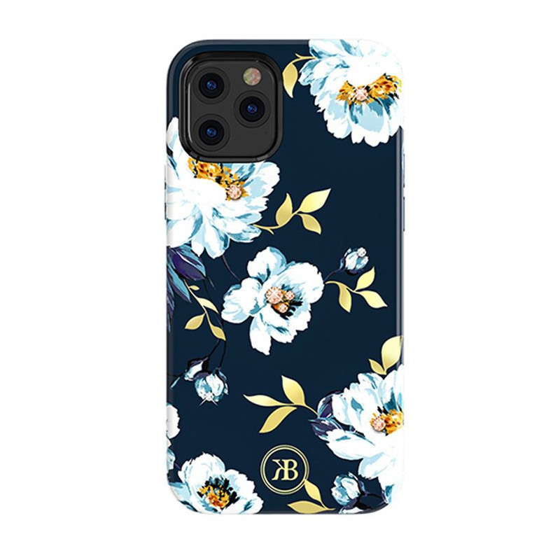 Kingxbar Blossom dėklas papuoštas originaliais Swarovski Crystals iPhone 12 mini multicolor (Gardenia)