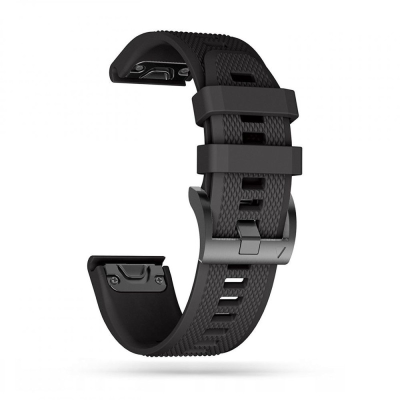 Tech-Protect Smooth dėklas, skirtas Garmin Fenix 5 / 6 / 6 Pro / 7 - juodas