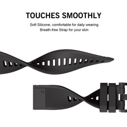 Tech-Protect Smooth dėklas, skirtas Garmin Fenix 5 / 6 / 6 Pro / 7 - juodas