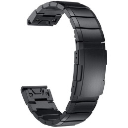 Tech-Protect SteelBand apyrankė, skirta Garmin Fenix 5/ 6/ 6 Pro/ 7 – juoda