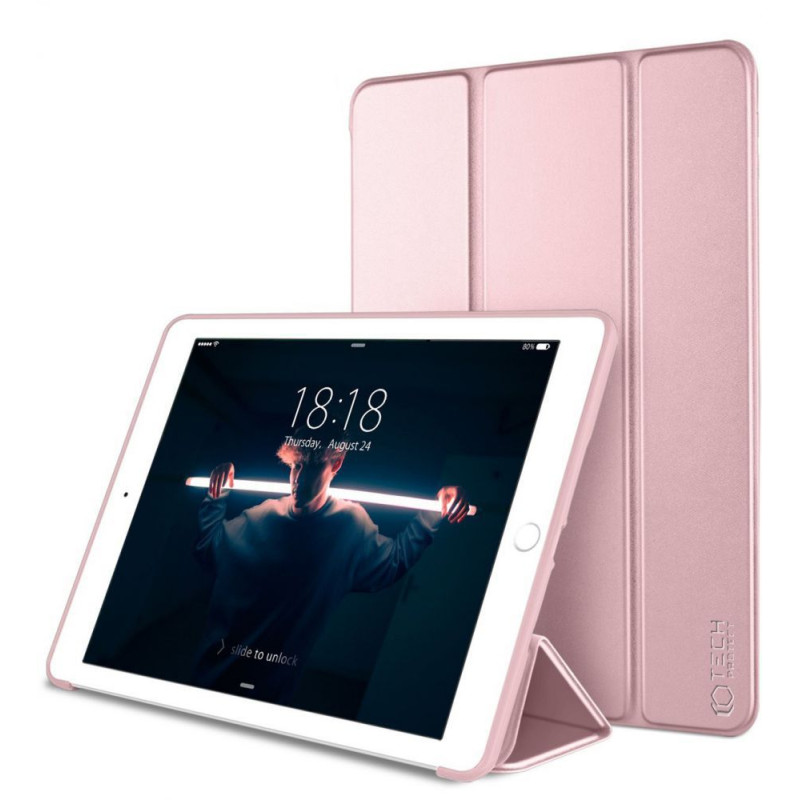 Tech-Protect SmartCase dėklas, skirtas iPad 9,7& 39 & 39 5 / 6 / 2017-2018 - rožinė