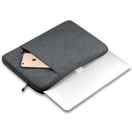 Tech-Protect Sleeve 13-14" nešiojamam kompiuteriui - tamsiai pilka
