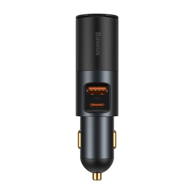 Baseus Share Together automobilinis įkroviklis USB / USB Type C / cigarečių degiklio lizdas 120W Quick Charge Power Deli...