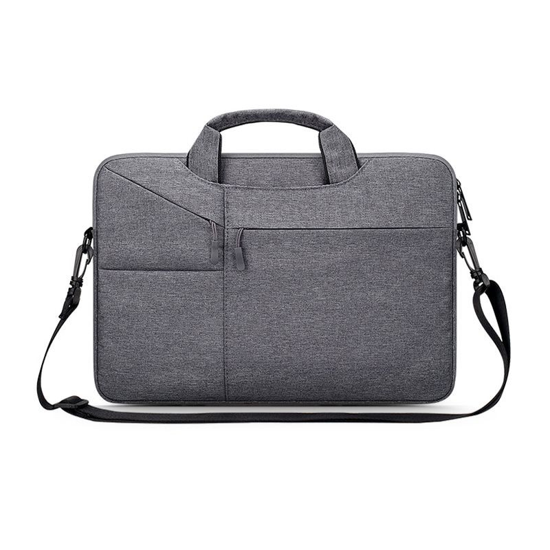 Tech-Protect PocketBag 14" nešiojamam kompiuteriui - tamsiai pilka