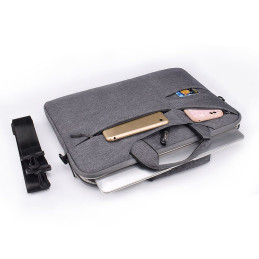 Tech-Protect PocketBag 14" nešiojamam kompiuteriui - tamsiai pilka