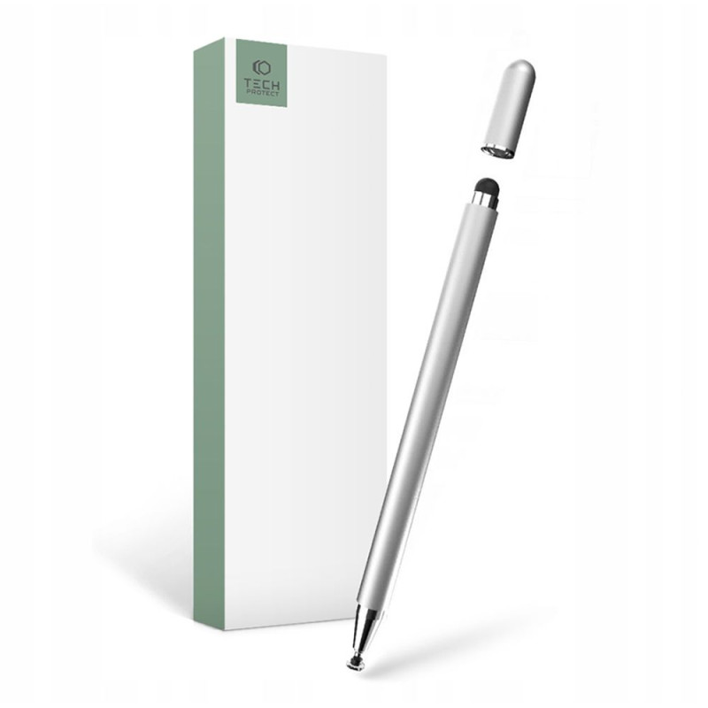 Tech-Protect Magnet Stylus Magnetinis rašiklis – sidabrinis
