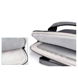 Tech-Protect PocketBag 15-16" nešiojamam kompiuteriui - tamsiai pilka