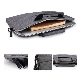 Tech-Protect PocketBag 15-16" nešiojamam kompiuteriui - tamsiai pilka