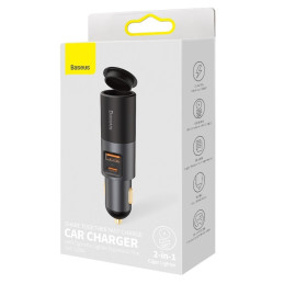Baseus Share Together automobilinis įkroviklis USB / USB Type C / cigarečių degiklio lizdas 120W Quick Charge Power Deli...