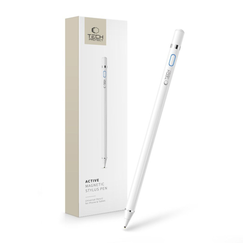 Tech-Protect Active Stylus aktyvus rašiklis - baltas