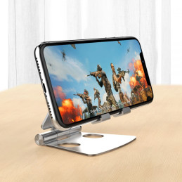 Tech-Protect Z16 universalus išmaniojo telefono stovas – sidabrinis