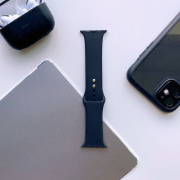 Tech-Protect IconBand, skirtas Apple Watch 4/ 5/ 6/ 7/ 8/ 9/ SE/ Ultra 1/ 2 (42/ 44/ 45/ 49 mm) – juodas