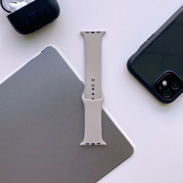 Tech-Protect IconBand, skirta Apple Watch 4/ 5/ 6/ 7/ 8/ 9/ SE/ Ultra 1/ 2 (42/ 44/ 45/ 49 mm) – pilka