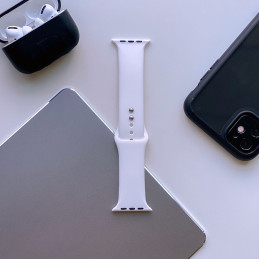 Tech-Protect IconBand, skirta Apple Watch 4/ 5/ 6/ 7/ 8/ 9/ SE/ Ultra 1/ 2 (42/ 44/ 45/ 49 mm) – balta