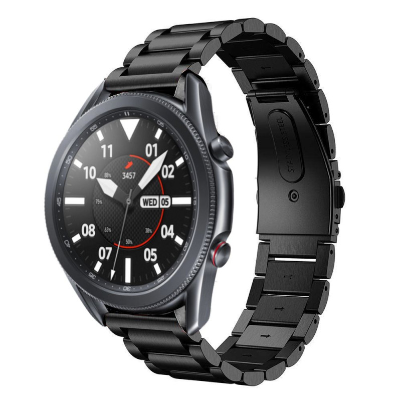 Tech-Protect nerūdijančio plieno apyrankė, skirta Samsung Galaxy Watch 3 45mm - juoda