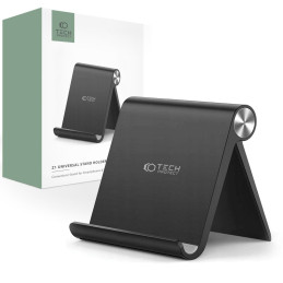 Tech-Protect Z1 universalus stovas išmaniajam telefonui/ planšetei - juodas