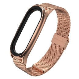Tech-Protect MilaneseBand dirželis, skirtas Xiaomi Mi Smart Band 5 / 6 / 6 NFC - rožinė