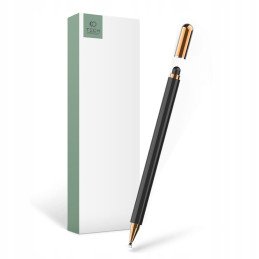 Tech-Protect Charm Stylus - juoda ir auksinė