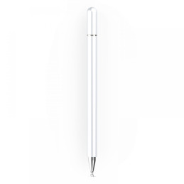 Tech-Protect Charm Stylus - balta ir sidabrinė