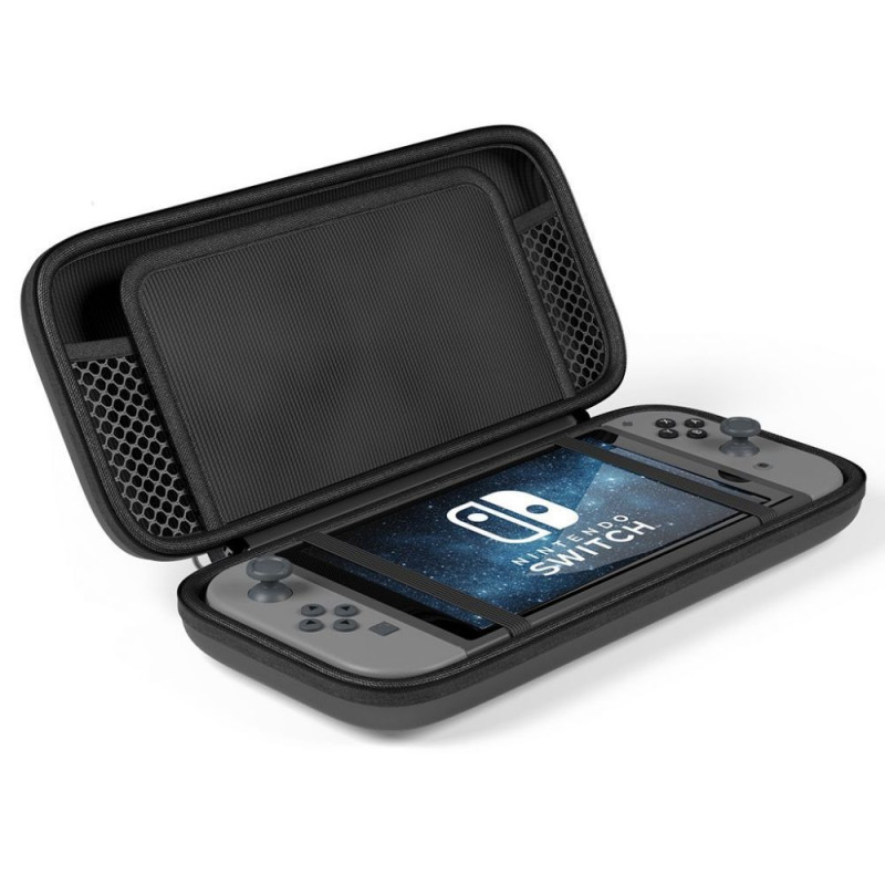 Tech-Protect HardPouch dėklas, skirtas Nintendo Switch / Switch OLED - juodas