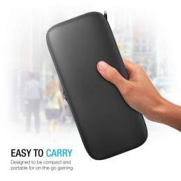 Tech-Protect HardPouch dėklas, skirtas Nintendo Switch / Switch OLED - juodas
