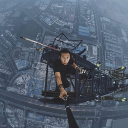 Tech-Protect monopadelis GoPro Hero su asmenukių lazdele iki 92cm - juodas