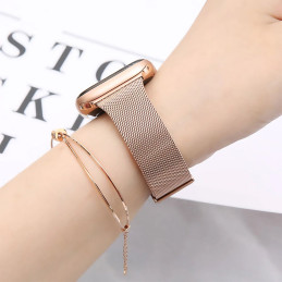 Tech-Protect plona Milane apyrankė Apple Watch 4/ 5/ 6/ 7/ 8/ 9/ SE (38/ 40/ 41 mm) – auksinė