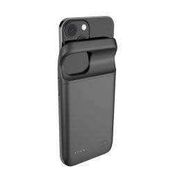 Tech-Protect PowerCase dėklas, skirtas iPhone 12 mini / 13 mini su 4700 mAh maitinimo bloku - juodas