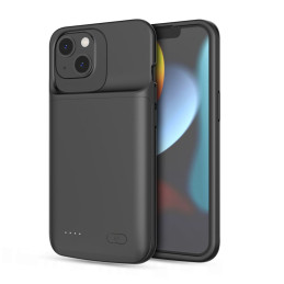 Tech-Protect PowerCase dėklas, skirtas iPhone 13 / 13 Pro su 4800 mAh maitinimo bloku - juodas