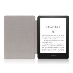 Tech-Protect SmartCase dėklas, skirtas Kindle Paperwhite V / 5 / Signature Edition - mėlynas su sakurų gėlėmis