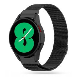 Tech-Protect MilaneseBand 2 dirželis, skirtas Samsung Galaxy Watch 4/ 5/ 5 Pro/ 6/ 7/ FE – juodas