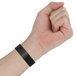 Tech-Protect MilaneseBand 2 dirželis, skirtas Samsung Galaxy Watch 4/ 5/ 5 Pro/ 6/ 7/ FE – juodas