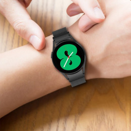 Tech-Protect MilaneseBand 2 dirželis, skirtas Samsung Galaxy Watch 4/ 5/ 5 Pro/ 6/ 7/ FE – juodas