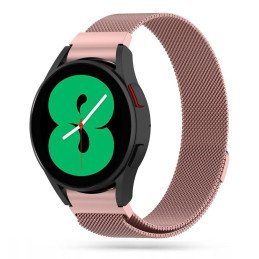 Tech-Protect MilaneseBand 2 dirželis, skirtas Samsung Galaxy Watch 4/ 5/ 5 Pro/ 6/ 7/ FE – rožinis