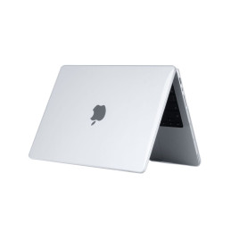 Tech-Protect SmartShell dėklas, skirtas MacBook Pro 14" M1 / M2 / M3 2021-2023 - skaidrus