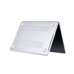 Tech-Protect SmartShell dėklas, skirtas MacBook Pro 14" M1 / M2 / M3 2021-2023 - skaidrus