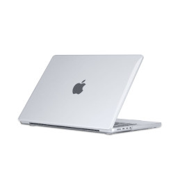 Tech-Protect SmartShell dėklas, skirtas MacBook Pro 14" M1 / M2 / M3 2021-2023 - skaidrus