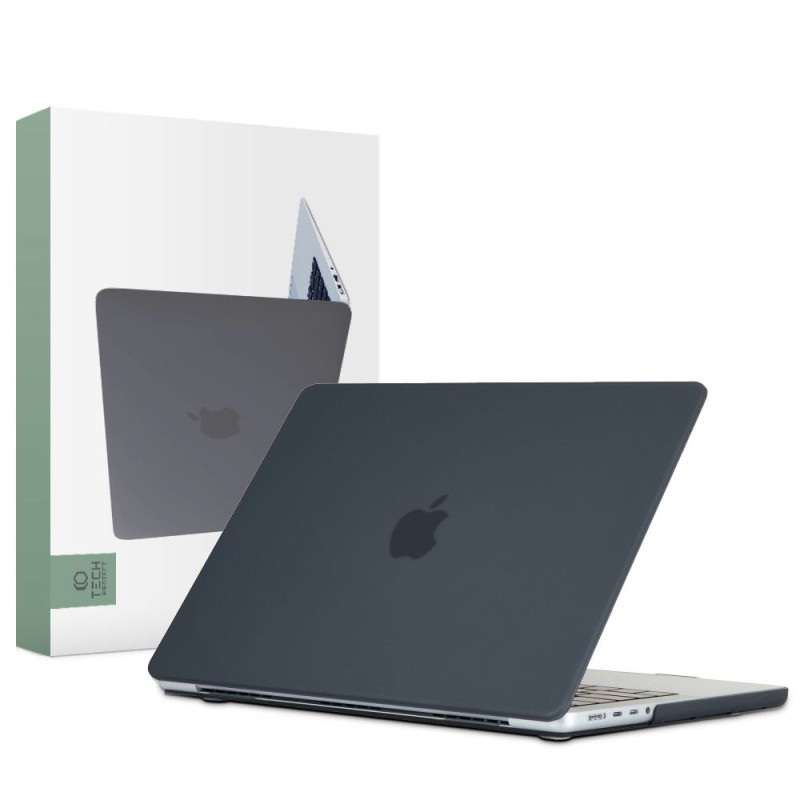 Tech-Protect SmartShell dėklas, skirtas MacBook Pro 16" M1 / M2 / M3 2021-2023 - matinė juoda