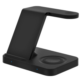 Tech-Protect A11 15W indukcinis įkroviklis išmaniojo telefono / ausinių / išmaniojo laikrodžio stovo „3 viename“ pavidal...