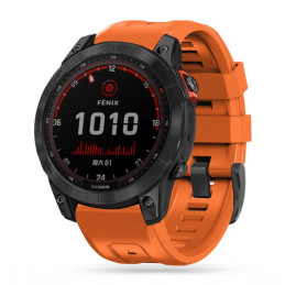 Tech-Protect IconBand dirželis, skirtas Garmin Fenix 5 / 6 / 6 Pro / 7 - oranžinė