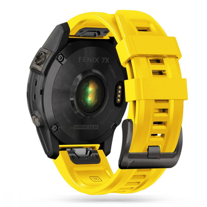 Tech-Protect IconBand dirželis, skirtas Garmin Fenix 5 / 6 / 6 Pro / 7 - geltonas