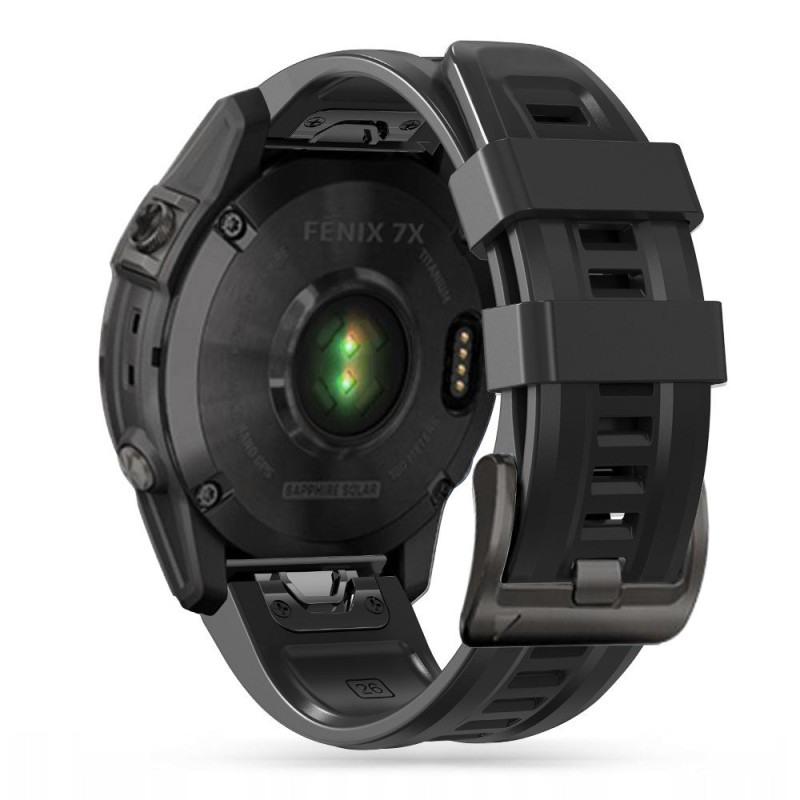 Tech-Protect IconBand, skirta Garmin Fenix 3 / 5X / 3HR / 5X Plus / 6X / 6X Pro / 7X - juoda