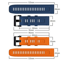 Tech-Protect IconBand, skirta Garmin Fenix 3 / 5X / 3HR / 5X Plus / 6X / 6X Pro / 7X - juoda