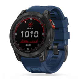 Tech-Protect IconBand dirželis, skirtas Garmin Fenix 3 / 5X / 3HR / 5X Plus / 6X / 6X Pro / 7X - tamsiai mėlyna