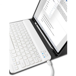 Tech-Protect SC Pen + klaviatūros dėklas su klaviatūra, skirtas iPad 10.2" 2019-2021 - juodas